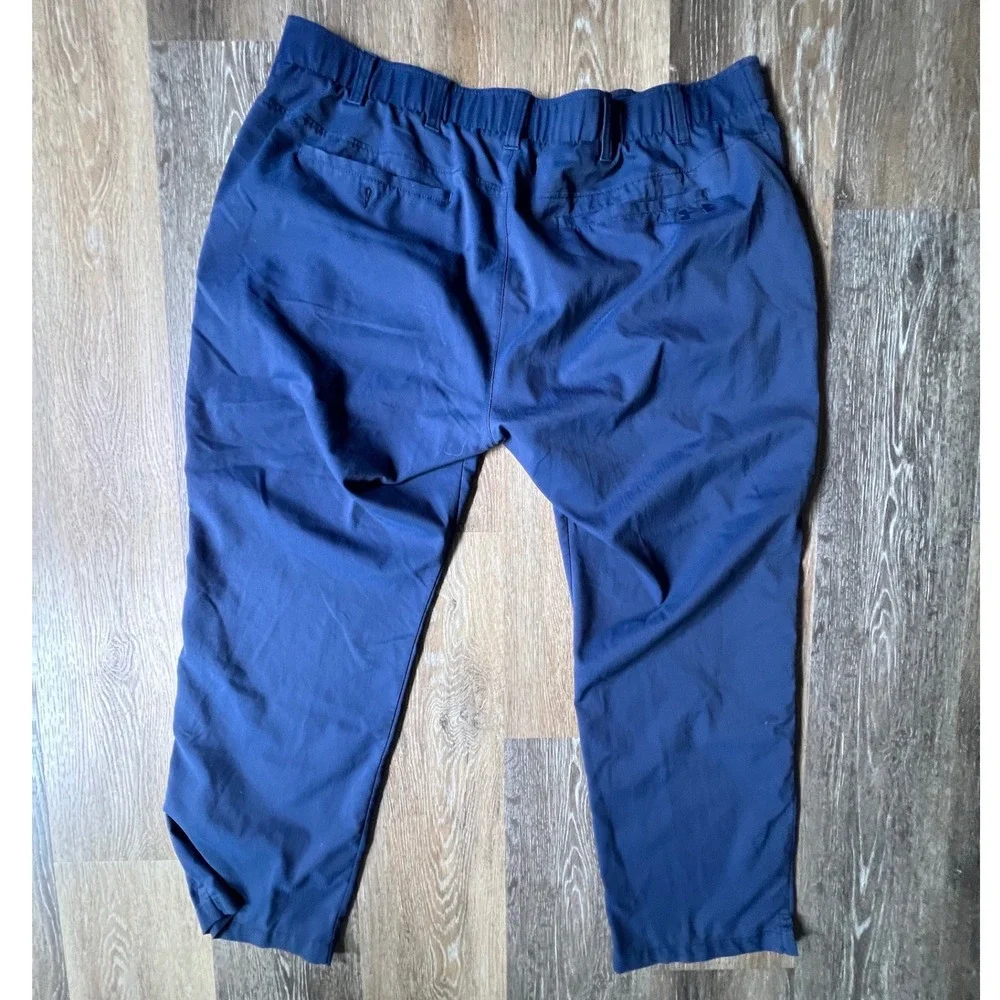 Under Armour Showdown Pants Mens 42/30 Blue Golf Performance Trousers Stretch